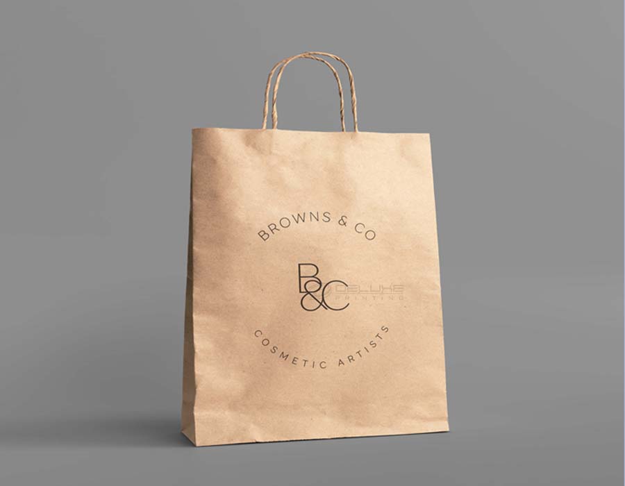 Custom paper shopping bags