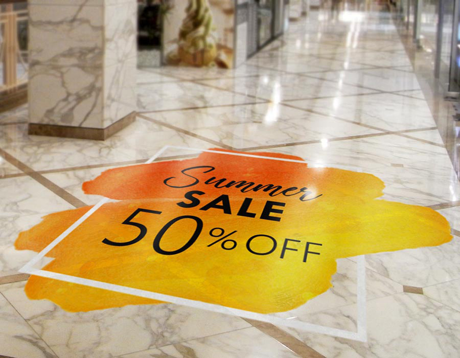 Floor Graphics, Floor Sticker, Floor Decal Dubai, Floor Branding